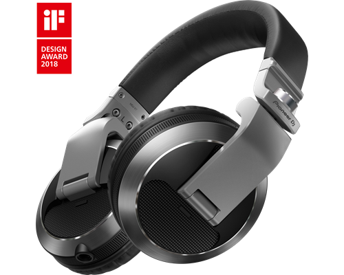 Pioneer HDJ-X7 Professional DJ headphones (silver)